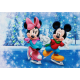 46153 Vafa Mickey si Minnie iarna pe patine 30x20cm